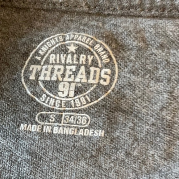 Rivalry Threads Gray Short Sleeve Tee with Equestrian Graphic - Picture 3 of 5